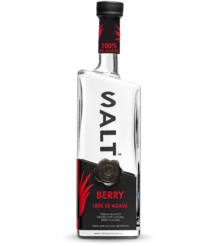 Salt 100% Agave Tequila - Berry 750ml glass bottle