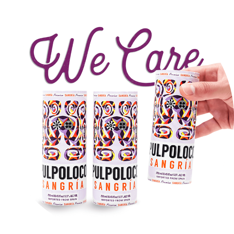 Pulpoloco Product Image with We Care message